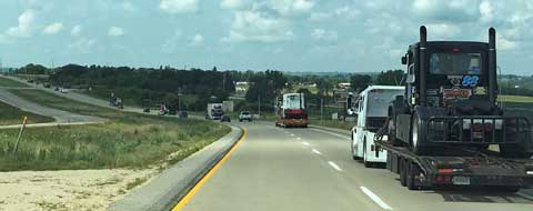 convoy to makeup races in Hawkeye Downs